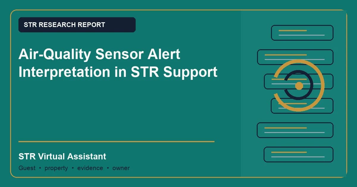 Air-Quality Sensor Alert Interpretation in STR Support research visual