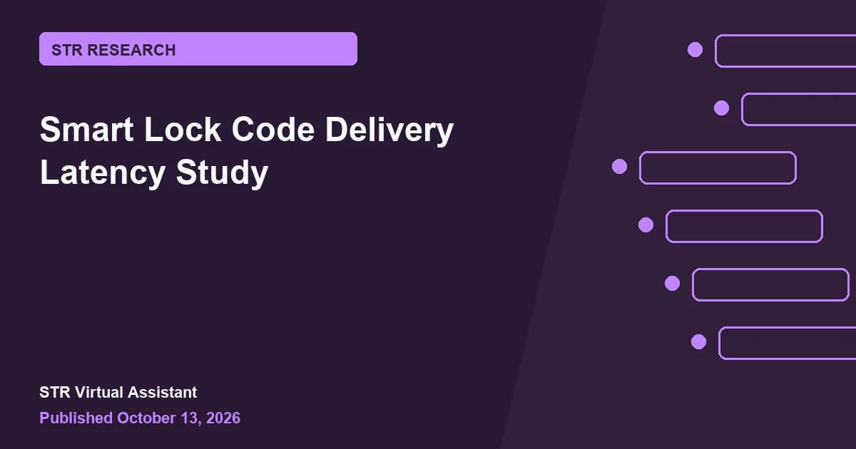 Smart Lock Code Delivery Latency Study research visual