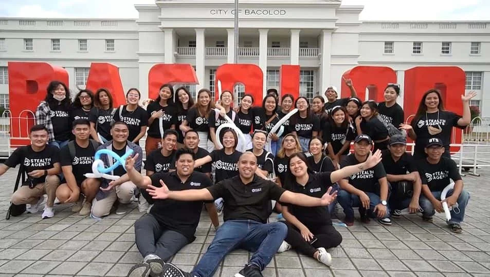StealthAgents team at the Bacolod office